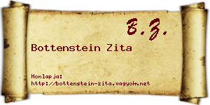 Bottenstein Zita névjegykártya